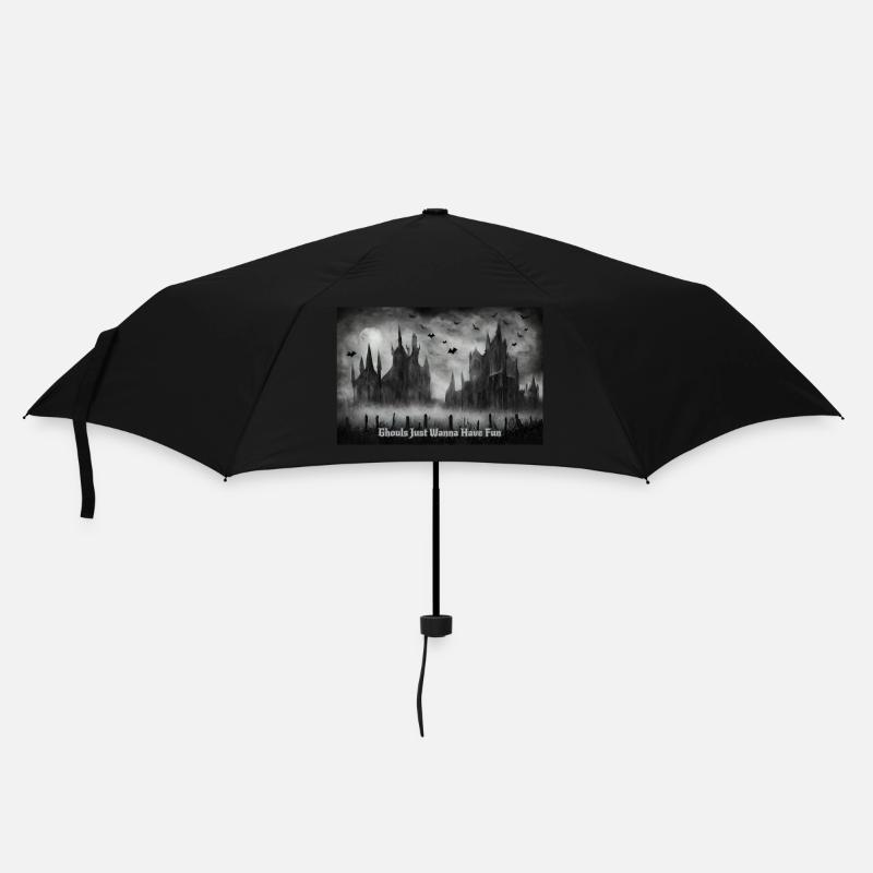 Halloween - Regenschirm (klein) - Schwarz