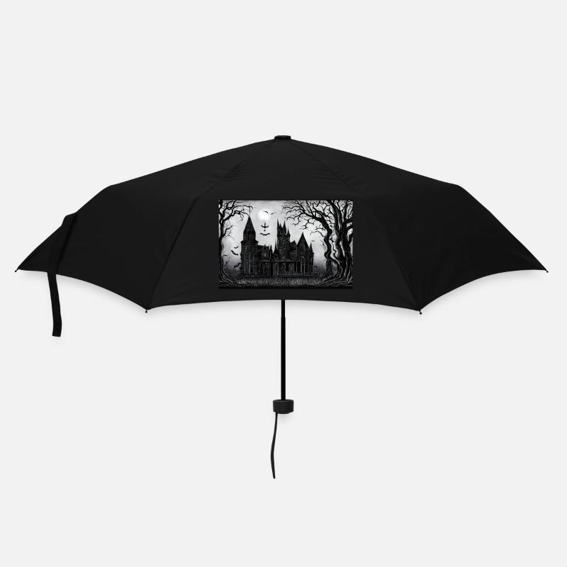 Halloween - Regenschirm (klein) - Schwarz