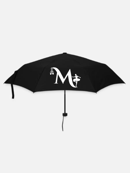 Lettre m ballerine - Parapluie standard - noir