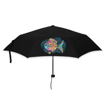 Poisson - Parapluie standard - noir - Devant