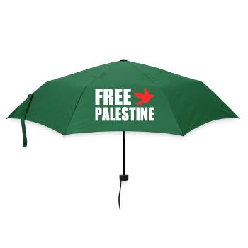 Free palestine - Parapluie standard - vert bouteille - Devant