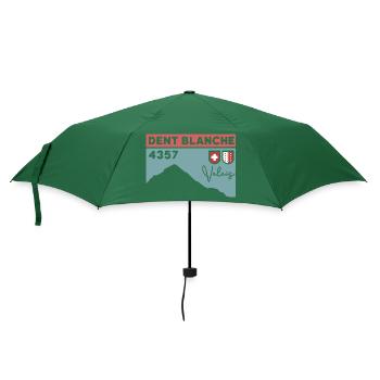 Dent Blanche Grenchen Valais Normal route alpine tour - Umbrella (small) - bottlegreen - Front