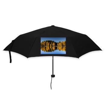 Autumn atmosphere at Lake Bad Bayersoier - Umbrella (small) - black - Front
