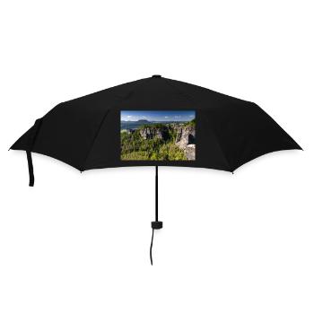 Bastei en Suisse saxonne - Parapluie standard - noir - Devant
