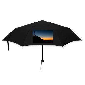 Ambiance matinale sur la Zugspitze - Parapluie standard - noir - Devant