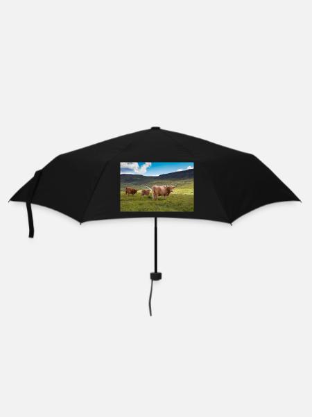 Scottish Highland cattle - Umbrella (small) - black