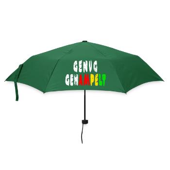 Hampel Ampel Protest - Regenschirm (klein) - Flaschengrün - Vorne
