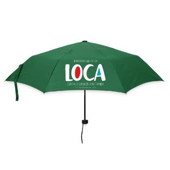 I'm crazy (dark) - Umbrella (small) - bottlegreen - Front
