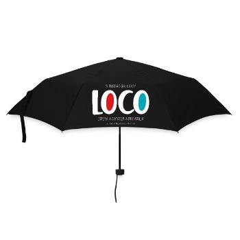 I'm crazy (dark) - Umbrella (small) - black - Front