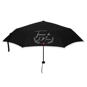 BRIDE'S BEST MAN - MATCHING TSHIRT - Umbrella (small) - black - Front
