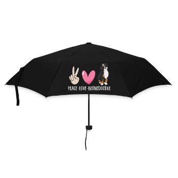 Bernedoodle Dog - Umbrella (small) - black - Front