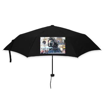 Voiture de cinéma avec camera tournage de film - Parapluie standard - noir - Devant