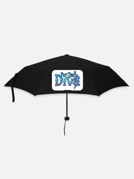 008-PartTimeDiva - Regenschirm (klein) - Schwarz