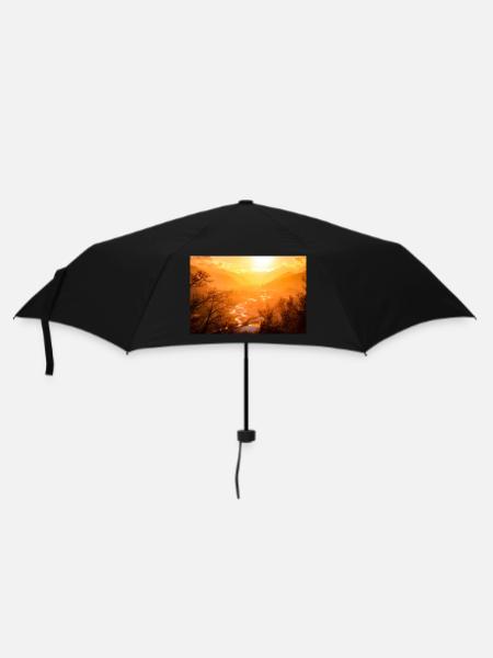 GOLDEN VALLEY - Umbrella (small) - black