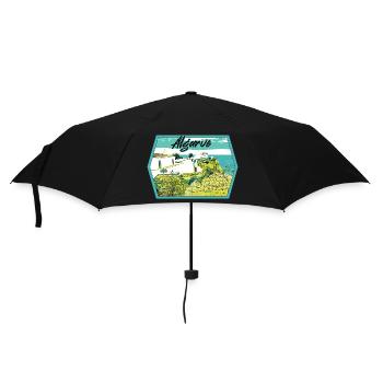Algarve, Notre Dame da Rocha, Veranden - Regenschirm (klein) - Schwarz - Vorne
