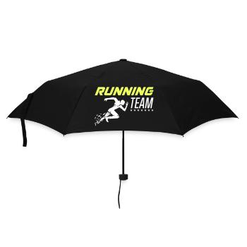 running team 1 - Regenschirm (klein) - Schwarz - Vorne