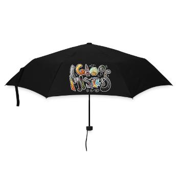 Game Mistress - Regenschirm (klein) - Schwarz - Vorne