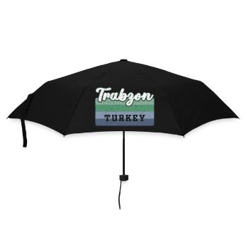 Türkei Trabzon Göktürk Deutschtürken Urlaub - Regenschirm (klein) - Schwarz - Vorne
