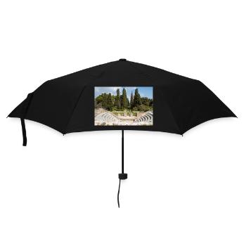 Ruinen des römischen Odeons von Kos-Stadt Insel Kos Süd - Regenschirm (klein) - Schwarz - Vorne