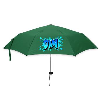 BLUE DAN GRAFFITI - Regenschirm (klein) - Flaschengrün - Vorne