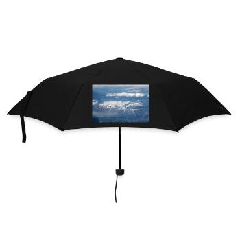 Formations nuageuses et Alpes près de la Zugspitze - Parapluie standard - noir - Devant