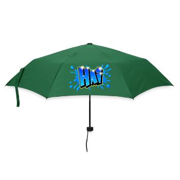 Graffiti name "HAI" Printable any medium! - Umbrella (small) - bottlegreen - Front