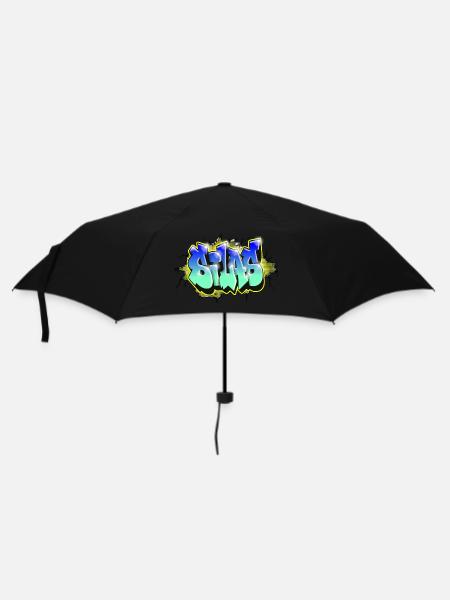 Graffiti SILAS scratch gift BIRTHDAY BIRTH - Umbrella (small) - black