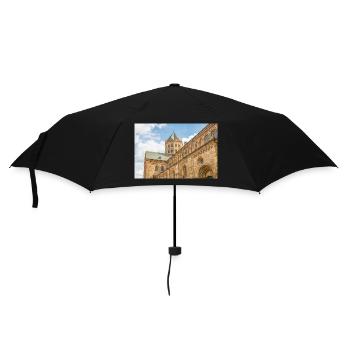 Kleine Kirche Osnabrück - Regenschirm (klein) - Schwarz - Vorne