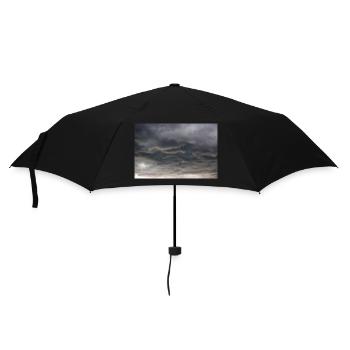 Dark Cloud Formations at a storm - Umbrella (small) - black - Front