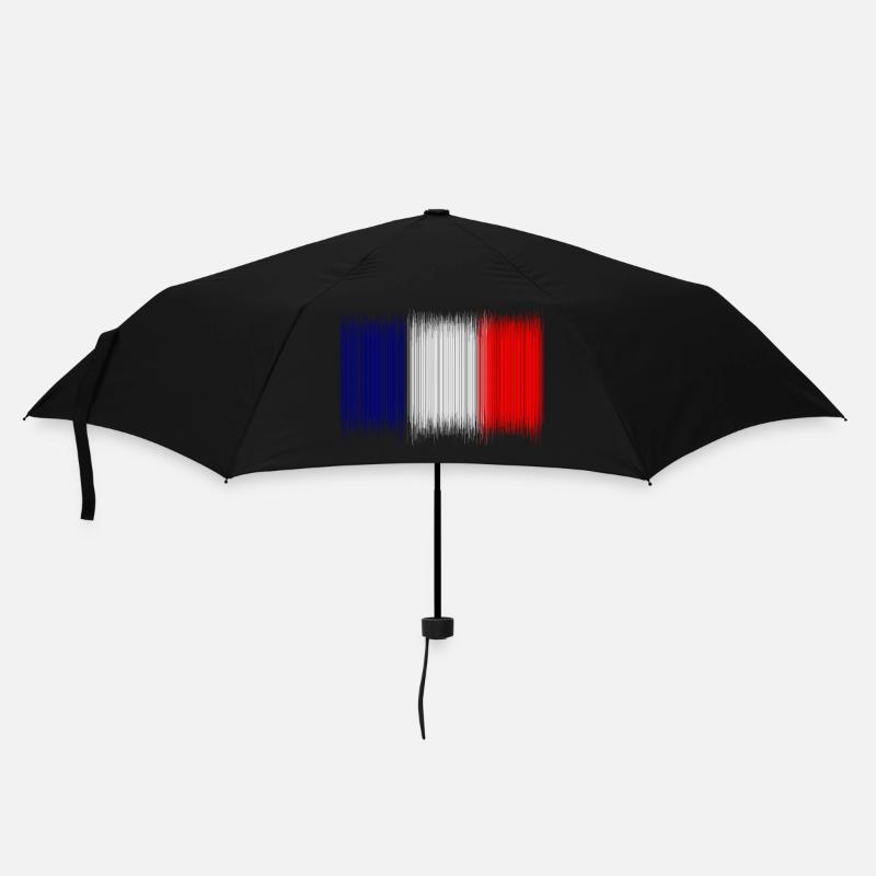 Drapeau français - nouveau design - Parapluie standard - noir
