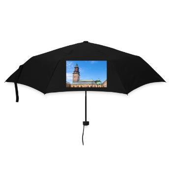 Deutsche Kirche Tyska kyrkan Göteborg Stadt Schweden - Regenschirm (klein) - Schwarz - Vorne