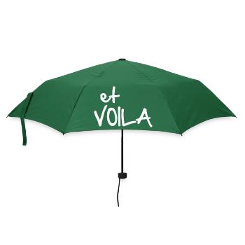 ET VOILA - Regenschirm (klein) - Flaschengrün - Vorne