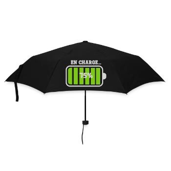 Battery at 75% charge - Umbrella (small) - black - Front