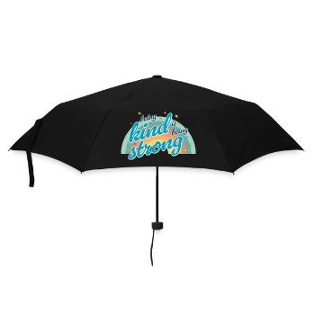 Being kind is being strong - Umbrella (small) - black - Front