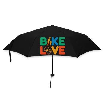 Bike Love Adventure - Parapluie standard - noir - Devant