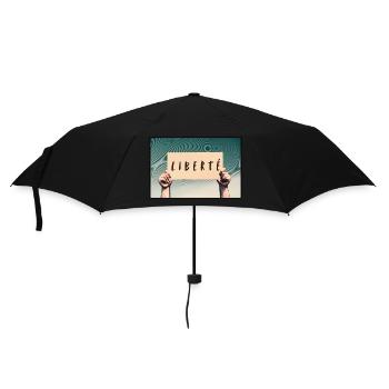 Sign - Freedom - Umbrella (small) - black - Front