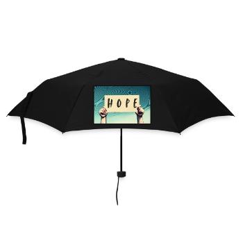 Sign - Hope - Umbrella (small) - black - Front