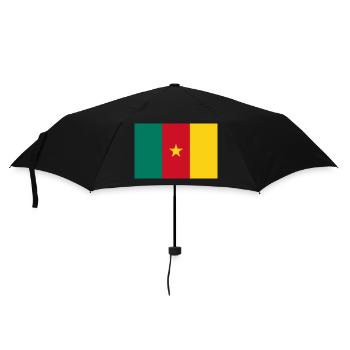 Kamerun - Regenschirm (klein) - Schwarz - Vorne