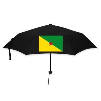 Guyane française - Parapluie standard - noir - Devant