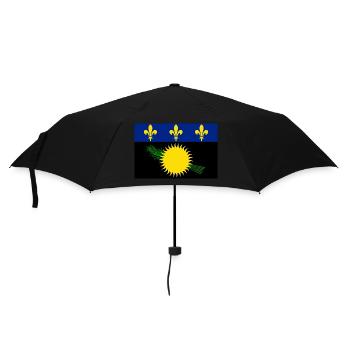 Guadeloupe - Parapluie standard - noir - Devant