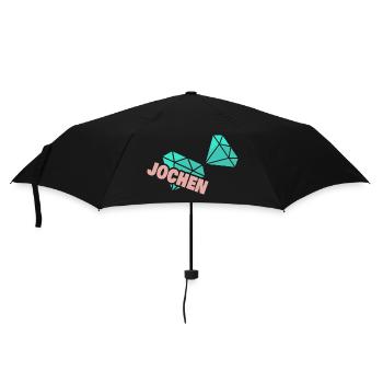 Jochen as a dad - Umbrella (small) - black - Front