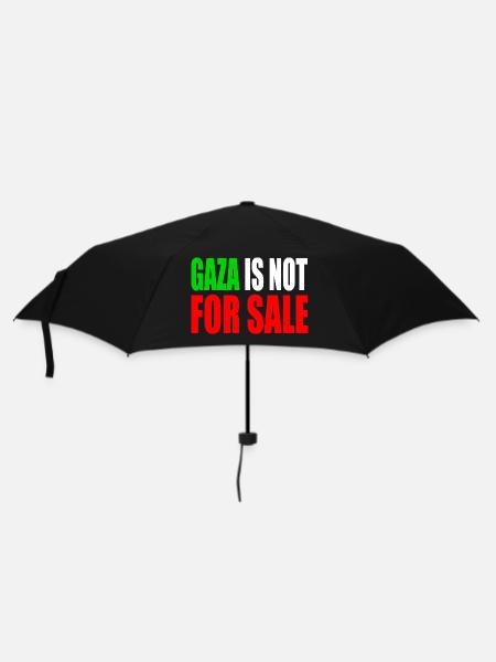 gaza is not for sale - Umbrella (small) - black