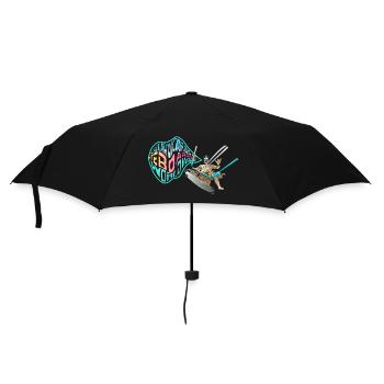 bigair Kitesurfing Worldwide - Umbrella (small) - black - Front