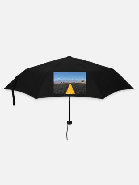 Road , Road Trip, Timeless, j - Umbrella (small) - black