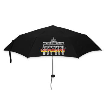 GERMANY - Regenschirm (klein) - Schwarz - Vorne
