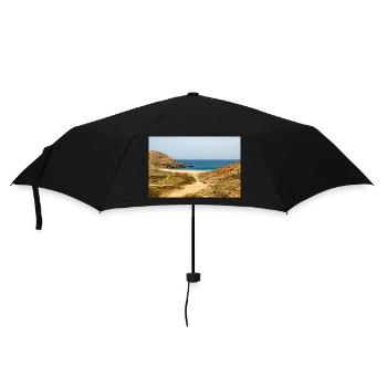 Fokos Beach Mykonos Island South Aegean Region - Umbrella (small) - black - Front