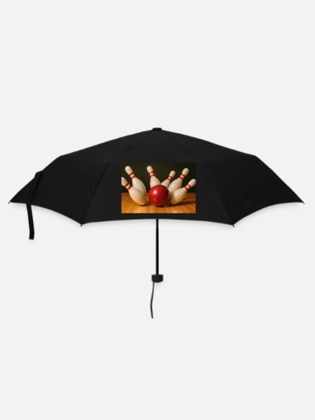 Kegeln - Regenschirm (klein) - Schwarz