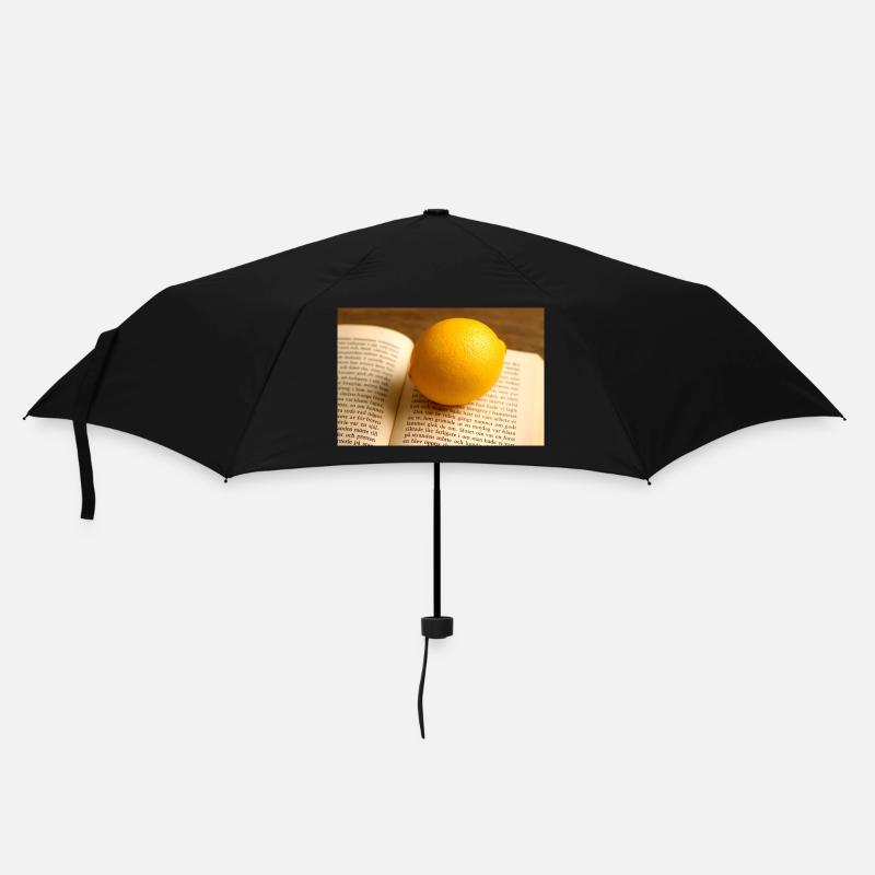 Hêtre et citron - Parapluie standard - noir