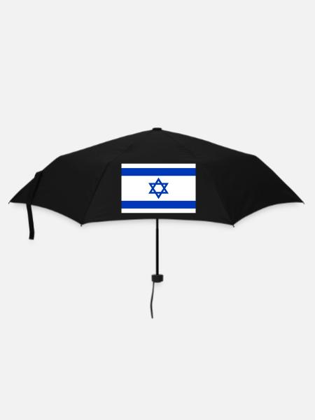 Israel Flag - Umbrella (small) - black
