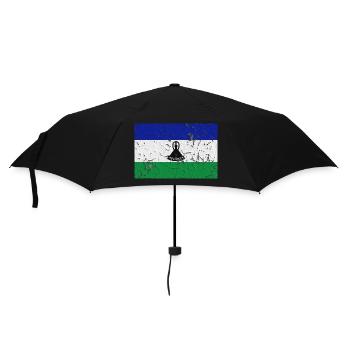 Lesotho Lesotho - Regenschirm (klein) - Schwarz - Vorne